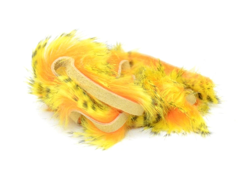 Hareline Magnum Tiger Barred Rabbit Strips Hair & Fur 4 Hareline Magnum Tiger Barred Rabbit Strips Hair & Fur