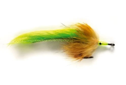 Fulling Mill Shop Flies Tarpon Bunny - Chartreuse 3 Fulling Mill Shop Flies Tarpon Bunny - Chartreuse