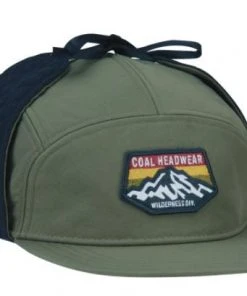 Coal Tracker Flannel Lined 5 Panel Earflap Cap Hats