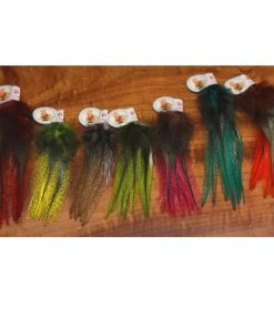 Hareline Hackle UV2 Coq De Leon Perdigon Fire Tail Feathers