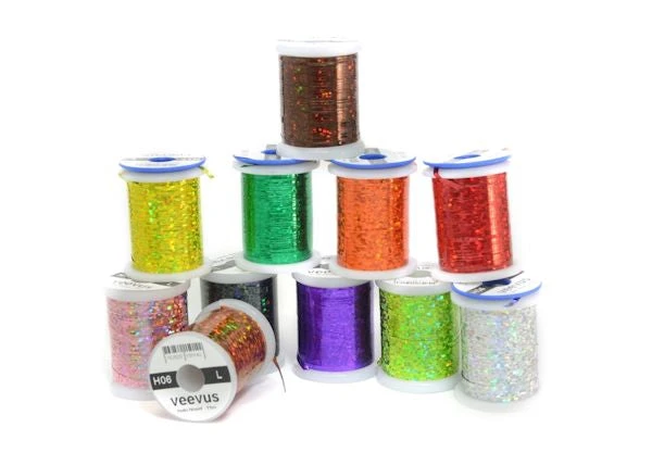 Hareline Veevus Holographic Tinsel 3 Hareline Veevus Holographic Tinsel
