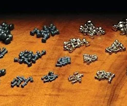 Hareline Lead Barbell Eyes Beads 7 Hareline Lead Barbell Eyes Beads