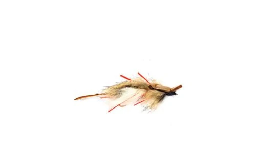 Fulling Mill White Bellied Mouse - Tan Shop Flies 3 Fulling Mill White Bellied Mouse - Tan Shop Flies