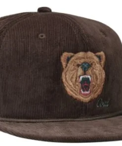 Coal Wilderness Corduroy Snapback Cap - Brown Hats