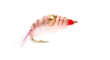 Fulling Mill Shop Flies Bead Body Scud - Pink 3 Fulling Mill Shop Flies Bead Body Scud - Pink