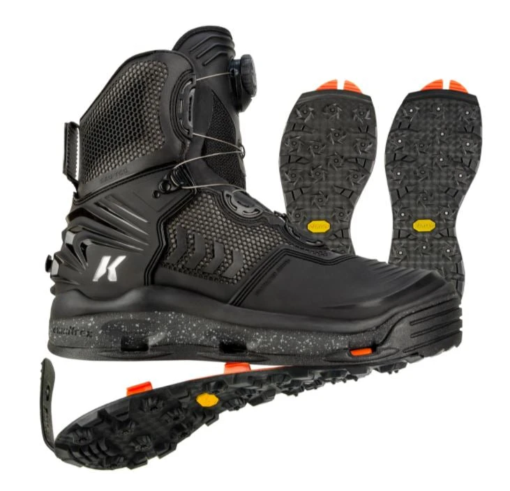 Wading Gear Korkers River Ops BOA Wading Boot - Vibram And Studded Vibram Soles 3 Wading Gear Korkers River Ops BOA Wading Boot - Vibram And Studded Vibram Soles