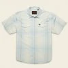 Howler Brothers Howler Bros. H Bar B Snapshirt Roberts Plaid - Cloud Blue Clothing & Logo Gear