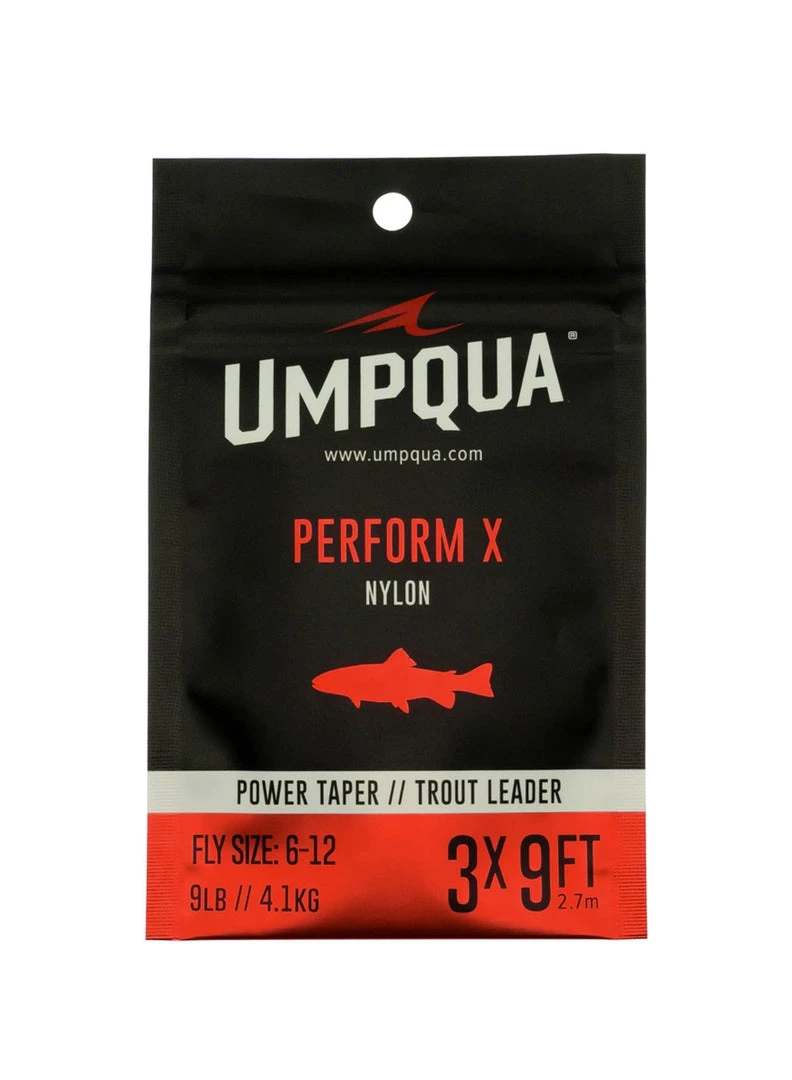 Umpqua Perform X Power Taper Leader 9' - 3 Pack Tippet Leader & Accessories 3 Umpqua Perform X Power Taper Leader 9' - 3 Pack Tippet Leader & Accessories